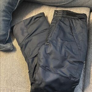 Kids Black Pants snowpants size medium 8/10